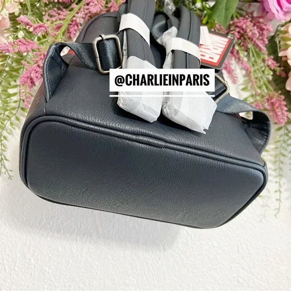 ✨SOLD✨Marvel x Loungefly Captain America Mini Backpack✨FIRM price ✨ - Picture 8 of 9